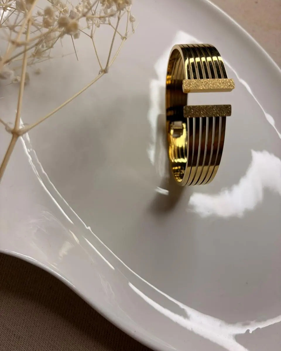 Minimal Open Type Bangle