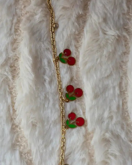 Minimal with cherry and stone hangings
